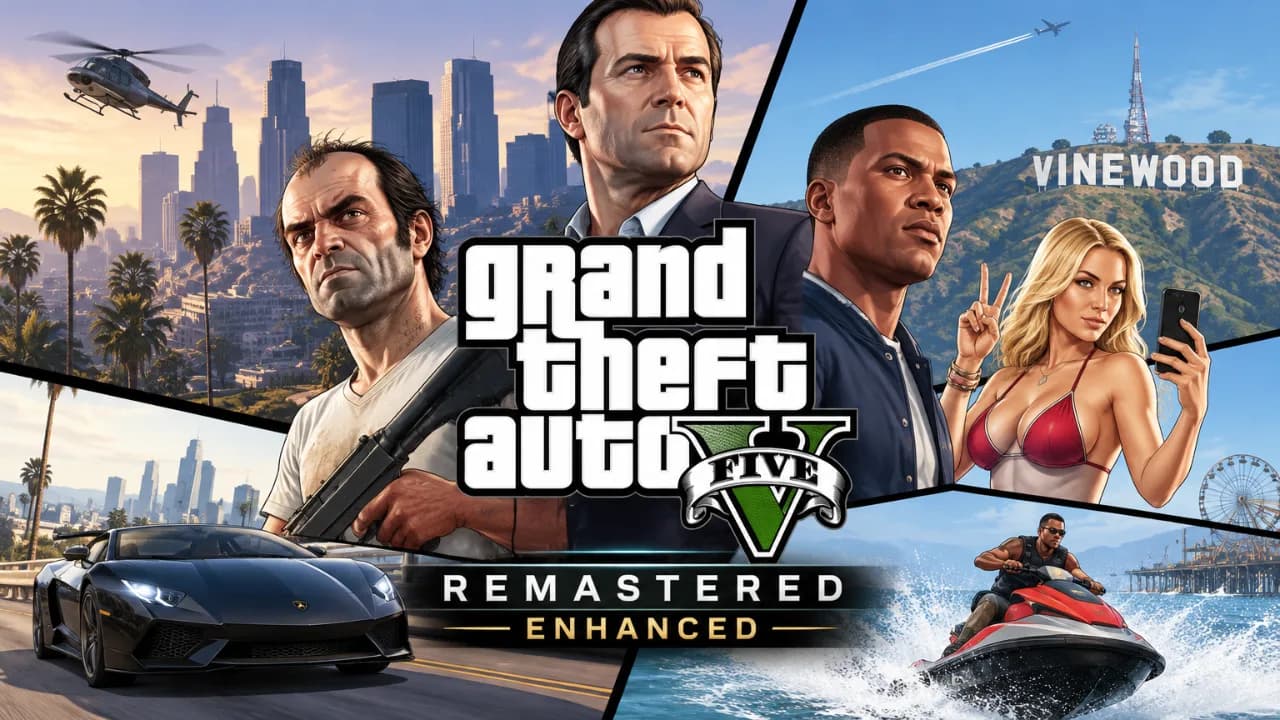 GTA V Remastered: 增强版世界重制